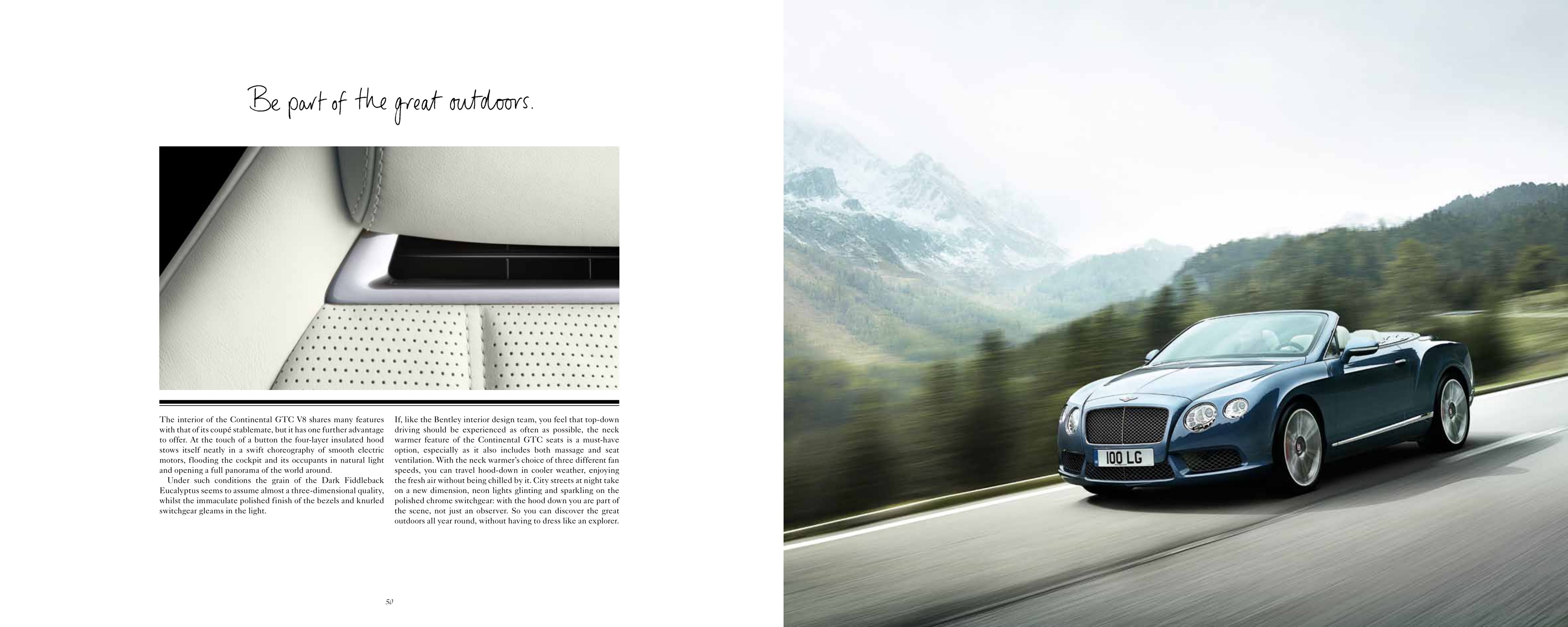 2012 Bentley Continental Brochure Page 48